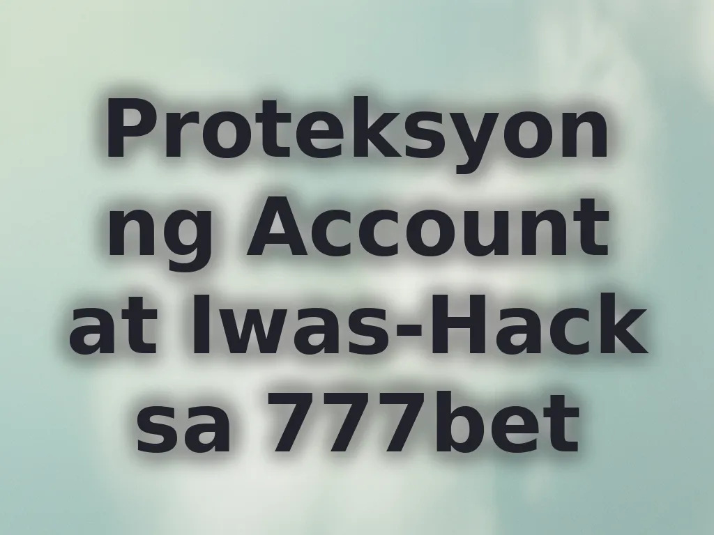 Account security tips